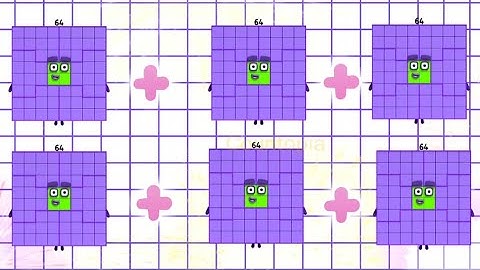 NUMMERBLOKKEN ZES DEZELFDE VIERKANTE NUMMER OPTELLEN | NUMMERBLOKKEN OPTELLEN Countopia
