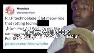 Meowbah @realmeowbah R.I.P technoblade let meow ride that rotting