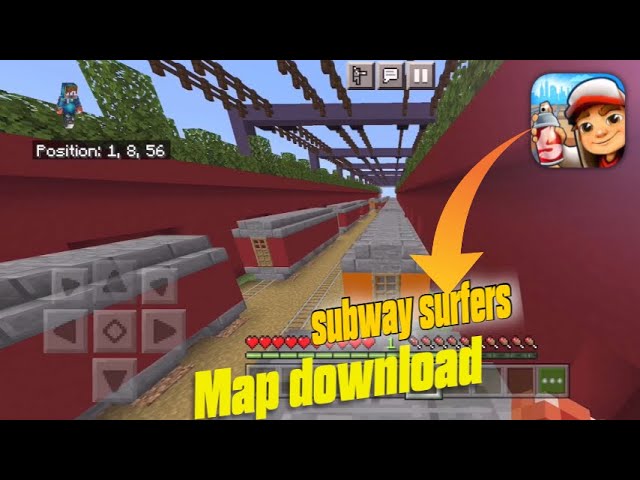 Subway surfers in Minecraft 2022 1.16.5 (multiplayer) Minecraft Map