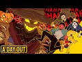 THIS *SECRET* HALLOWEEN BOSS IS INSANE! | A Day Out (w/ H2O Delirious, Kyle, &amp; Squirrel)