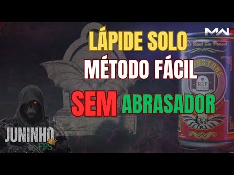 Glitch MW3 ZOMBIES (MWZ): Como Fazer a LÁPIDE SOLO!  NOVO método SUPER FÁCIL!