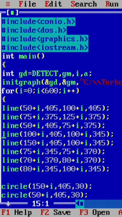Turbo C++ coding #shorts #coding 🧑‍💻 - YouTube