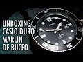 Unboxing Casio Duro / Marlin MDV-106 Reloj de Buceo en Español