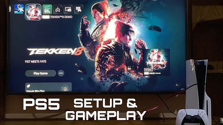 PlayStation 5 Initial Setup , Startup , Dashboard and Gameplay