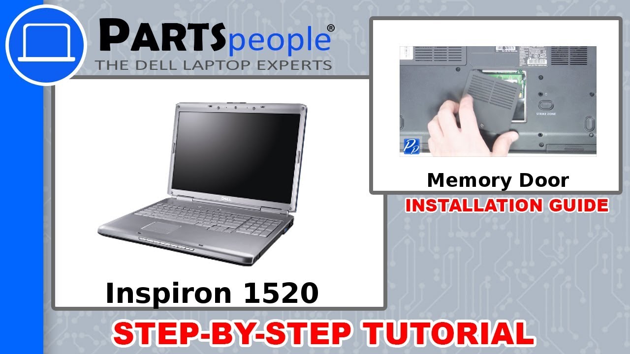 Dell Inspiron 1520 (PP22L) Memory Door Replacement Video Tutorial