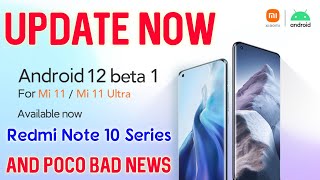 ANDROID 12 FOR MI 11X SERIES UPDATE NOW || ANDROID 12 FEATURES || ANDROID 12 SECRET SETTING