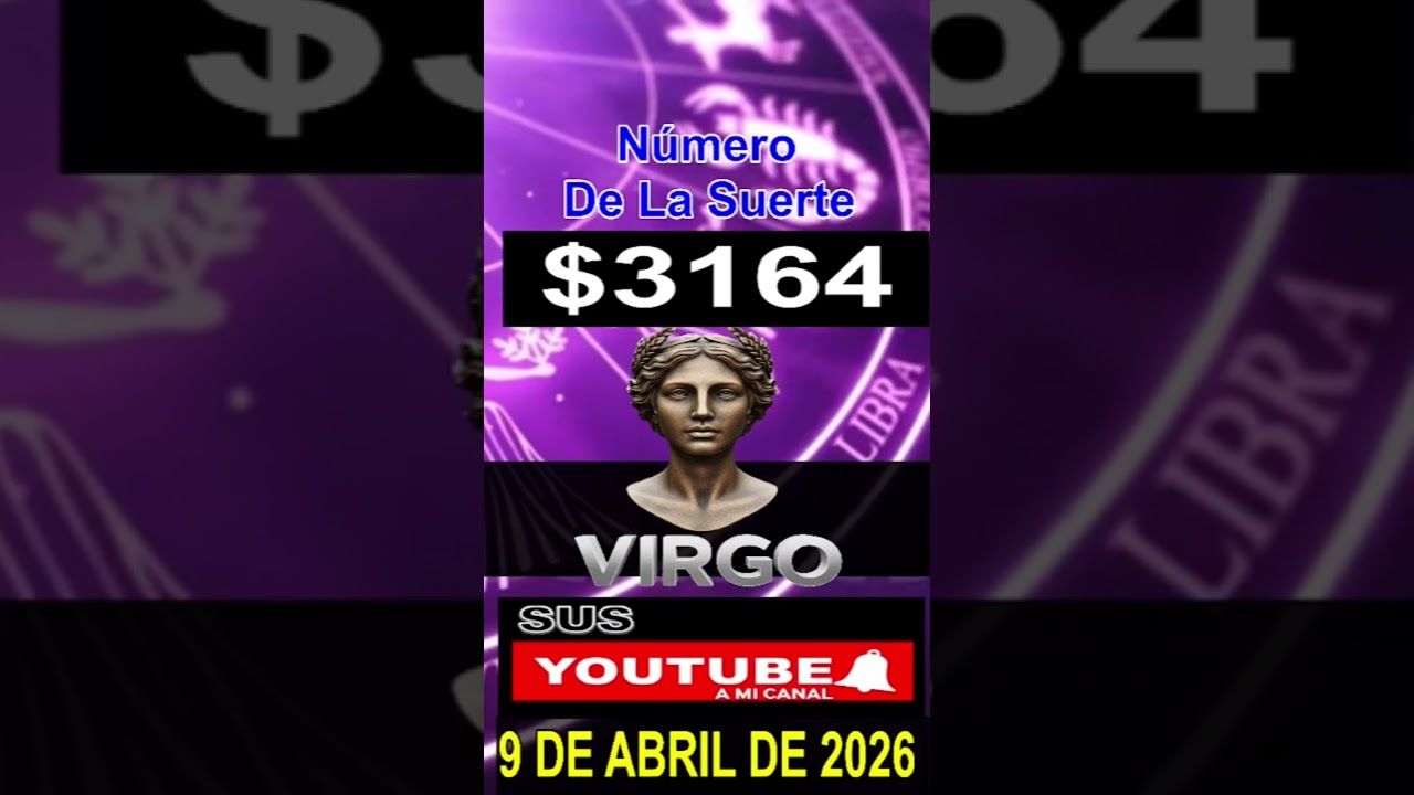 Horóscopo de Hoy Virgo - 9 - de Abril de 2026. #amor #dinero #salud #orodiario #shorts