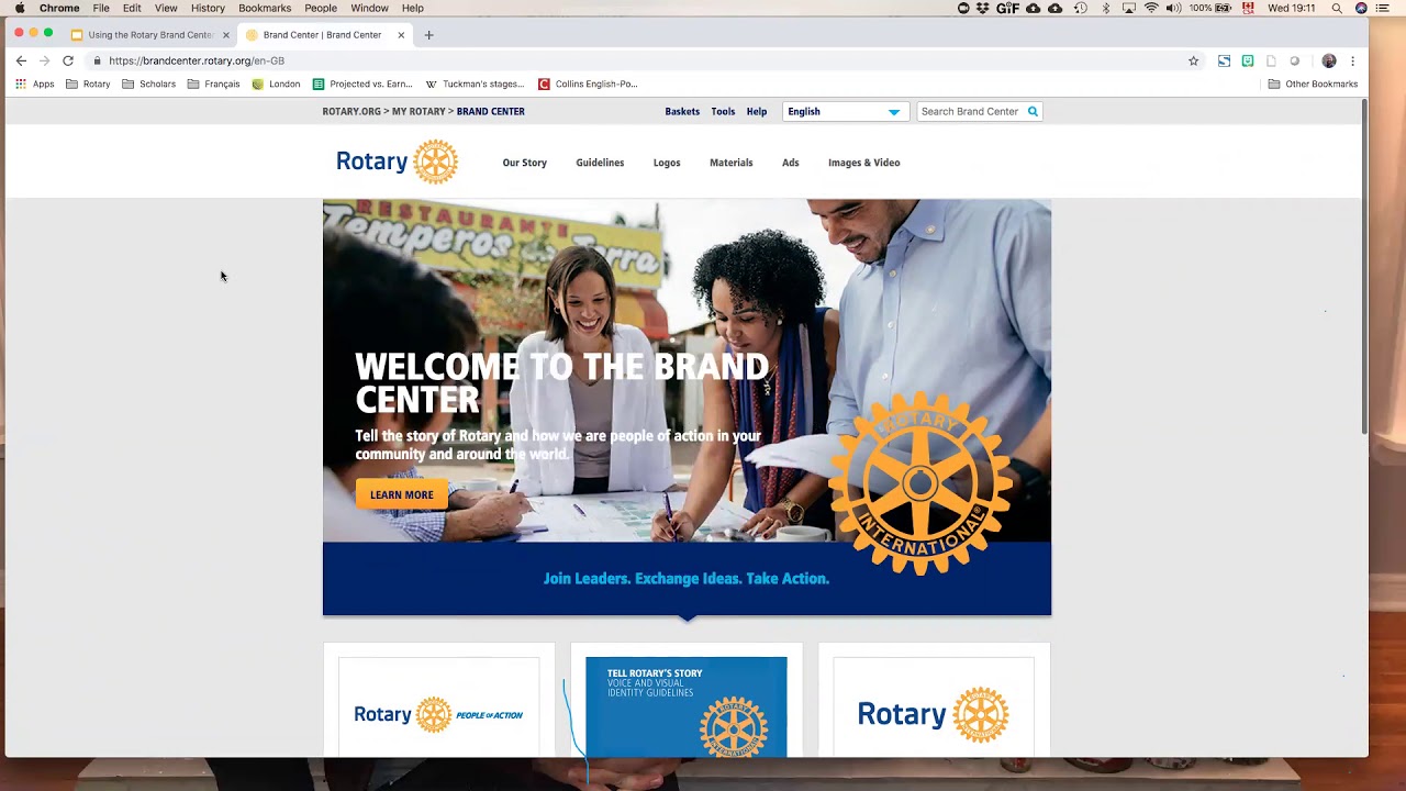 Using the Rotary Brand Center January 30, 2019 YouTube