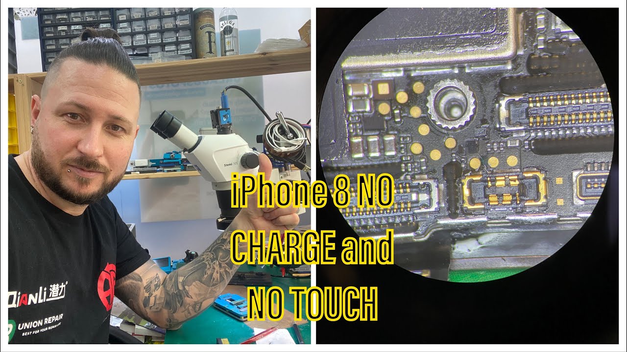 BASIC REPAIRS - iPHONE 8 WITH NO TOUCH AND NO CHARGE - EASY FIX