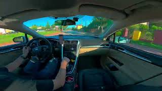 Ford Fusion 2.5 177HP POV Drive | Relaxing Morning Cruise #001