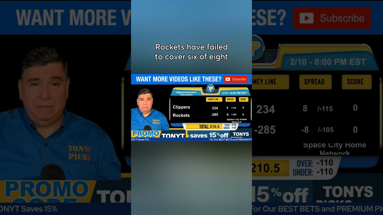 Clippers vs. Rockets 2/10/26 NBA Pick Prediction