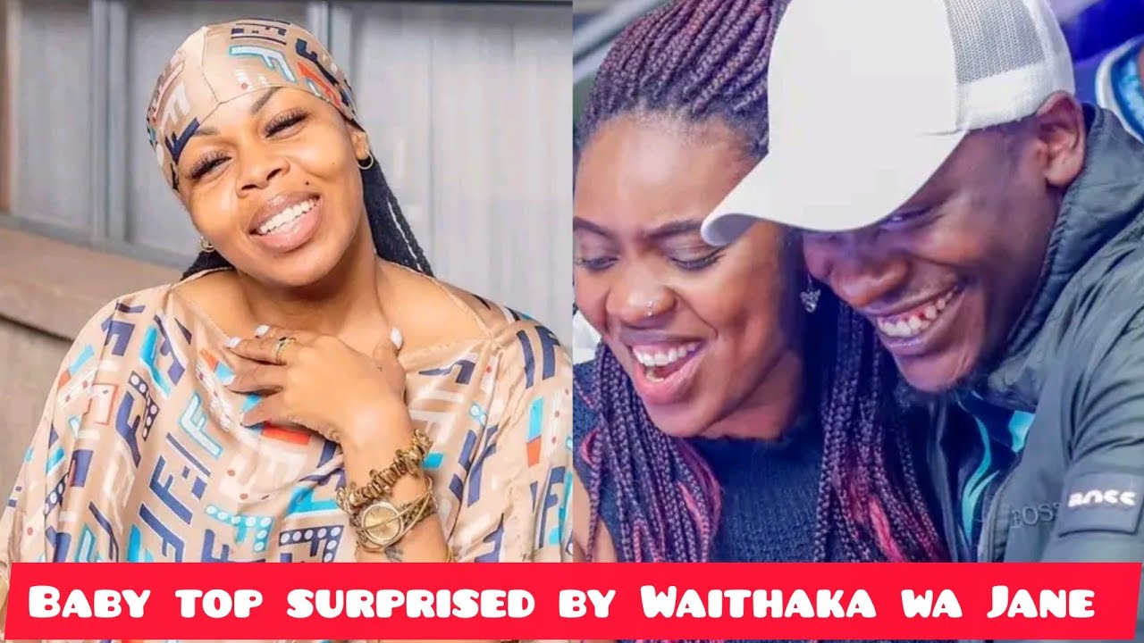 Unbelievable😍🤣see how Waithaka wa Jane surprised Baby Top Wakirumba in Kameme FM😂😂😂