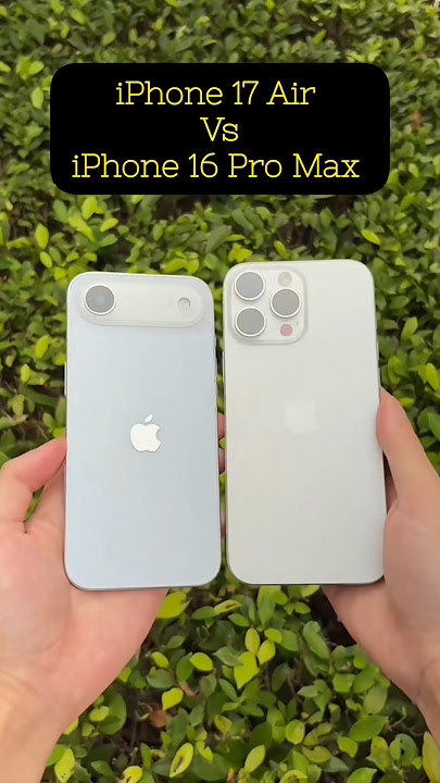iPhone 17 Air vs iPhone 16 Pro Max #iphone17air #ytshorts