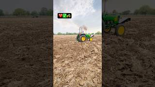 🚜 John Deere Tractor Power in Field 💪 #Shorts #JohnDeere #Tractor #Farming #ModernFarming