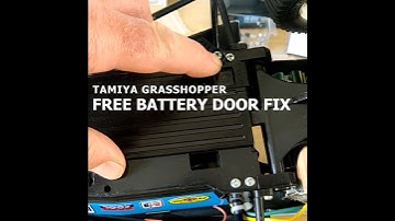 TAMIYA GRASSHOPPER BATTERY DOOR FIX #shorts