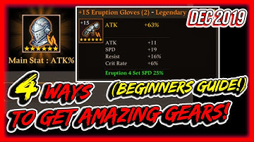 HoL - How To Get Amazing Gears? 4 Easy Tips for Beginners! Heir of Light