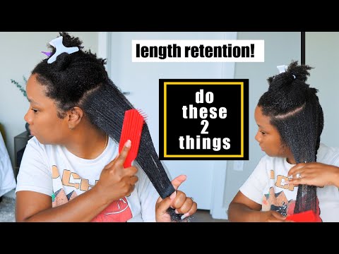 MY 2 BEST TIPS for MAX LENGTH RETENTION / Hair Growth for Natural Hair + GIVEAWAY