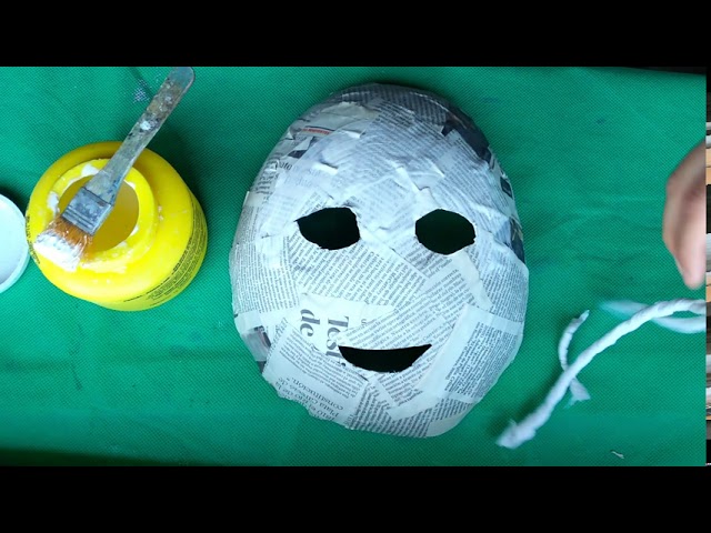 Mascaras con la técnica del globo - YouTube
