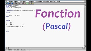 Fonction - Pascal - ( bel 3arbi )
