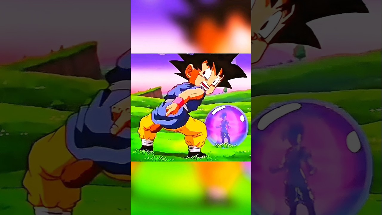 Le Vieux Kaïô fait repousser la queue de Goku ! #dragonball #goku #shorts #anime