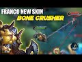Franco New Skin  - Bone Crusher is here 🔥 | Wolf xotic | MLBB