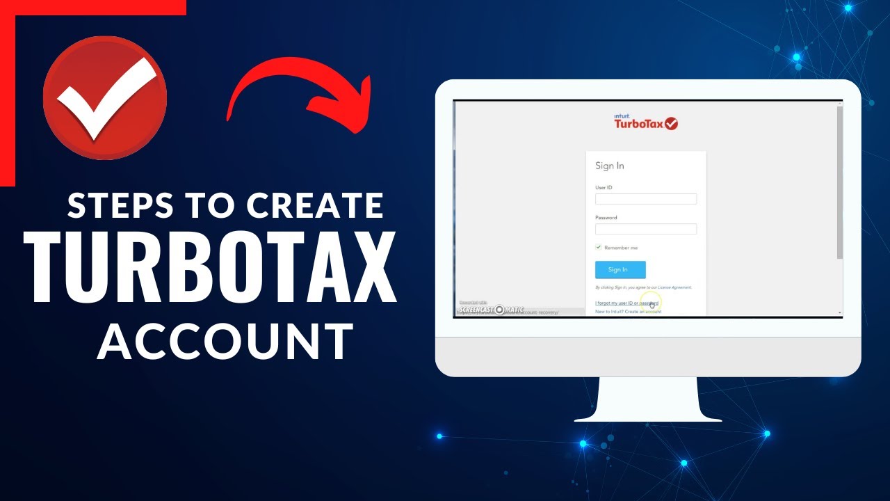 TurboTax How to Create Account? (Sign Up Login TurboTax) YouTube