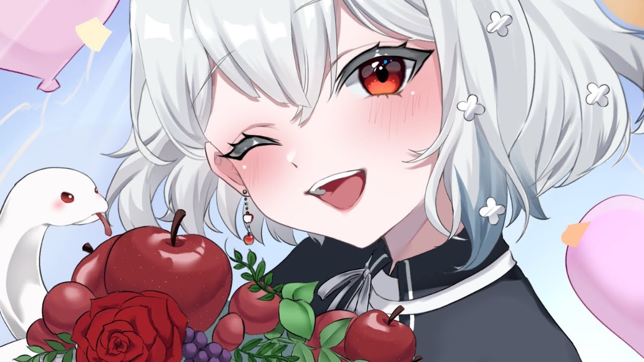 十六夜シロ 遅くなったけど10万人ありがとう - YouTube