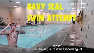 Attempting the NAVY SEAL Swim Test with no training