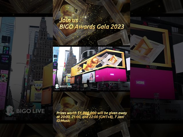 Bigo Awards Gala 2023 - check BIGO’s glasses-free 3D Billboard class=