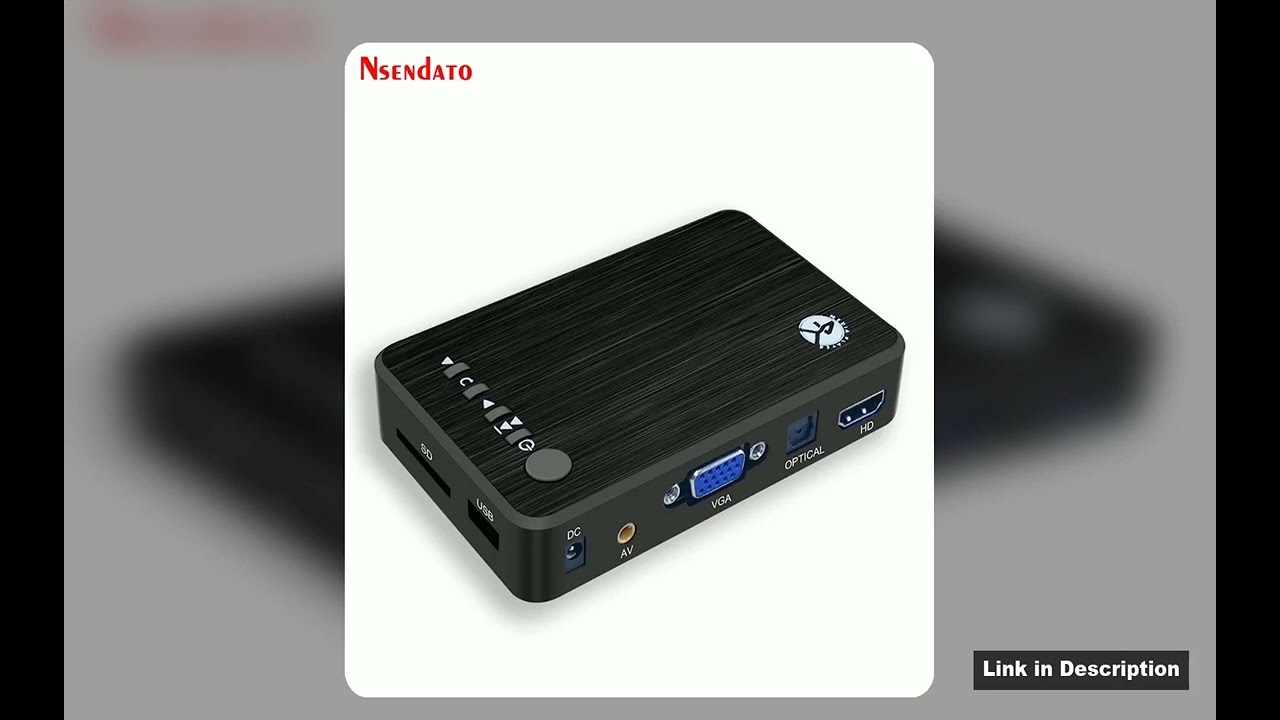4K Ultra HD Media Player For Car TV SD MMC RMVB MP3 USB External HDD U Disk MultiMedia Media Player