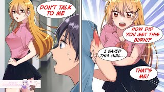 [Manga Dub] I was burned 6 years ago when I saved a girl... One day... [RomCom]