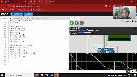 DESAIN ARDUINO UNO MENGGUNAKAN SENSOR DHT DENGAN WOKWI||TUGAS ELEKTRONIKA||TEKNIK BIOMEDIS||ITERA