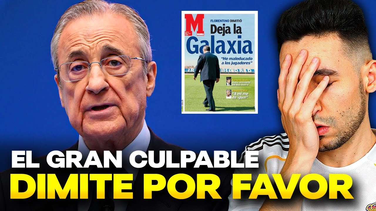 ¡FLORENTINO GRACIAS por TODO pero DIMITE! EL REAL MADRID NECESITA un CAMBIO