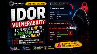 One URL Change Exposed Another User’s Data 😱 | IDOR Explained#cybersecurity #bugbounty