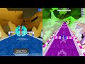 🏀🎱 Super Rolling Balls Balance Vs Reverse Balls Walkthrough Gameplay | Full Level Race Challenge