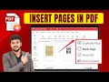 How to Insert Extra Pages in a PDF | Add Pages to PDF File Easily #insertpdfpages #pdfeditor