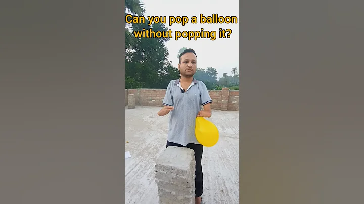 Unpoppable Balloon Trick – Balloon vs Needle Experiment