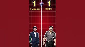 shahrukh khan vs Akshay Kumar who is the best hero #shorts #shahrukhkan #akshaykumar