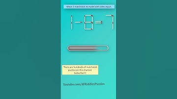 Matchstick Puzzles 559