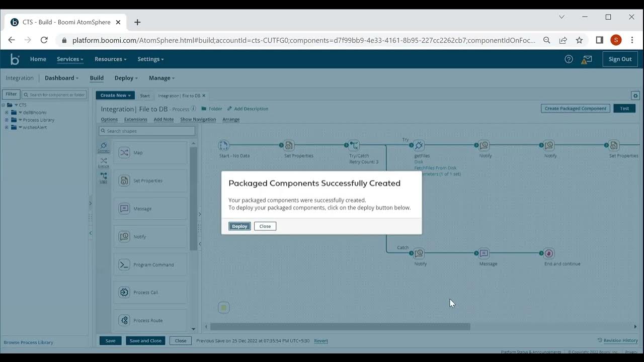 Dell boomi deployment process and scheduling task explore deployment