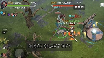 PvP With Mercenary Class 💀😳🫏