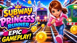 EPIC Subway Princess Runner Gameplay! 🏃‍♀️ Crazy Endless Run in HD | No Commentary 🔥 screenshot 2