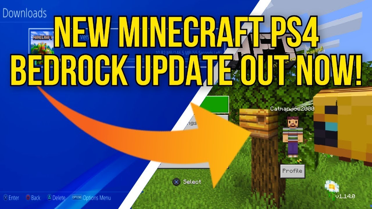 Jeg har erkendt det tøffel Andet Minecraft PS4 BEDROCK EDITION - NEW UPDATE OUT NOW! - TU 2.00 SECRET  UPDATES? - (PS4 Bedrock News) - YouTube