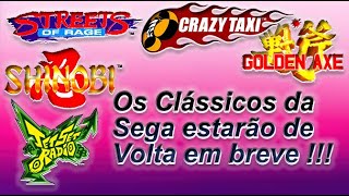 Clássicos da SEGA de Volta em Breve com uma Nova Cara .