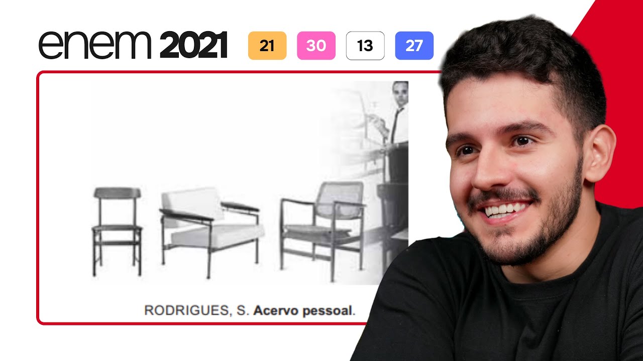 ENEM 2021 - A  revolução estética brasiliense empurrou os designers de móveis dos anos 1950