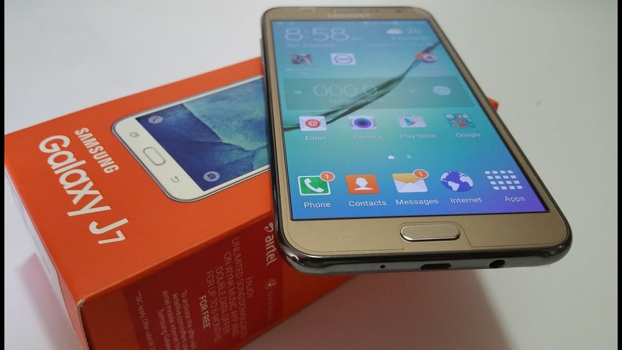 Samsung Galaxy    J7 (4G) - Unboxing & First Look! - YouTube