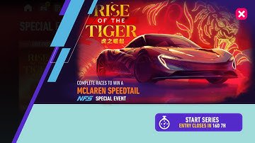 Need For Speed No Limits - McLaren Speedtail | Rise Of The Tiger (Day 5 - Speed)