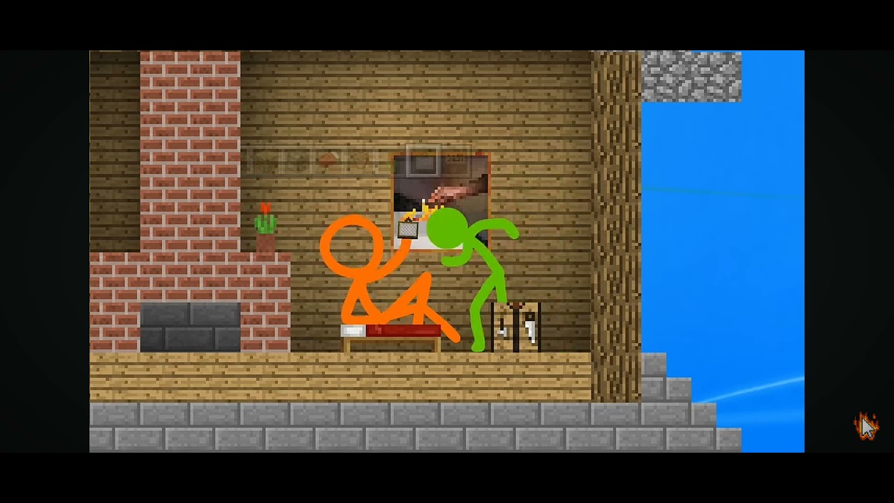 Dublado stickers versus Minecraft