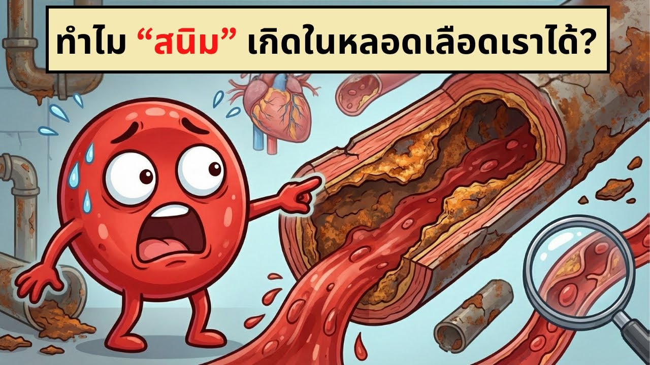 ทำไม “สนิม” ถึงเกิดในหลอดเลือดเราได้? | เรื่องไม่รู้รอบตัว