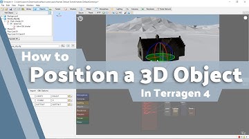 Terragen 4 Basics: Positioning a Single 3D Object